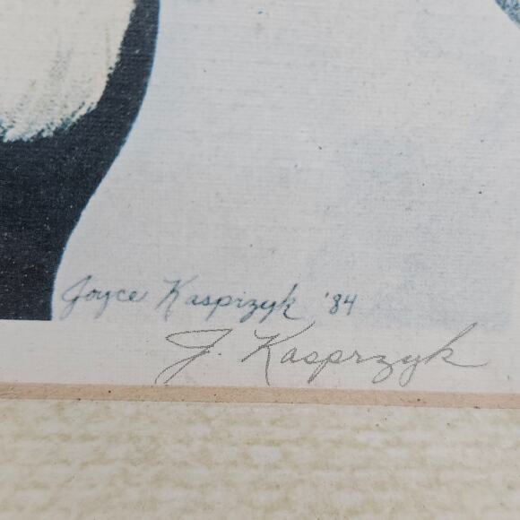 Joyce Kasprzyk Signed Art Print Toucans 7.5x9.5" - Custom Frame 15.25x12.25" - Picture 2 of 9